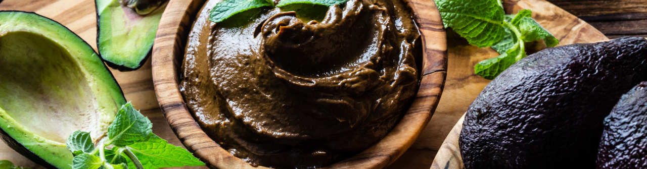 Chocolate avocado mousse